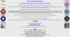 Desktop Screenshot of preservinggaminghistory.com