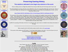 Tablet Screenshot of preservinggaminghistory.com